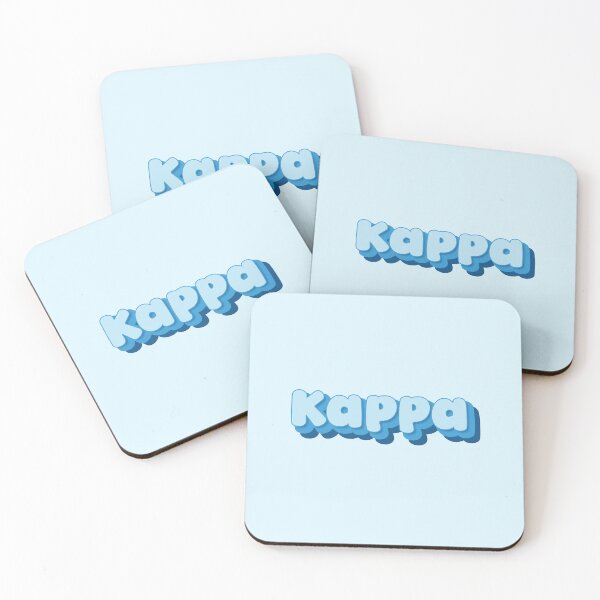 Item preview, Kappa Blue Bubble Letter Greek Letters - Trendy Retro Bubble Typography - Vintage Balloon Lettering - Trending Pale Blue, Bright Blue, Dark Blue Colors Kappa designed and sold by TheIconShop.