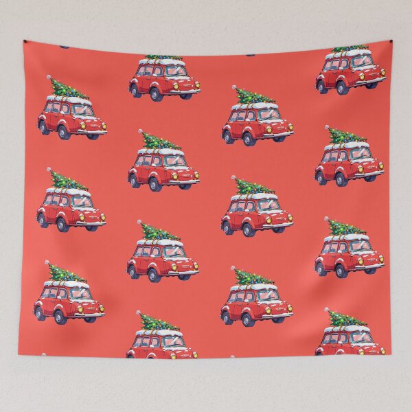 Item preview, Twinkling Snowy Car Kawaii Christmas Charm designed and sold by kahida.