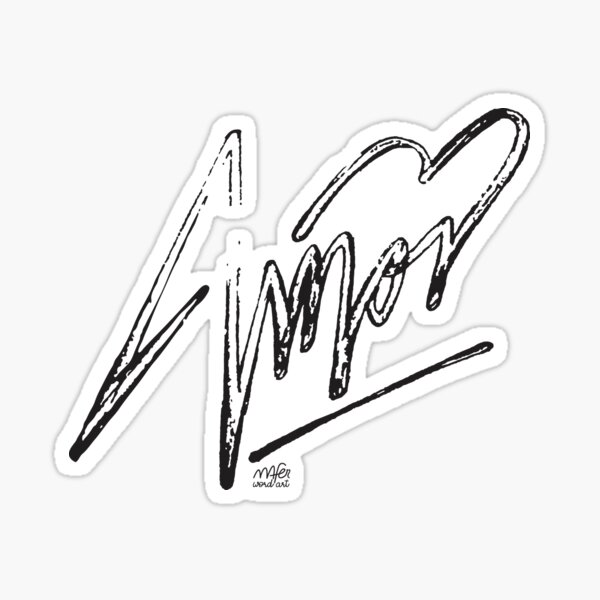 Item preview, Powerful word "Amor" in Spanish. Unisex designs. Lettering designed and sold by maferwordart.