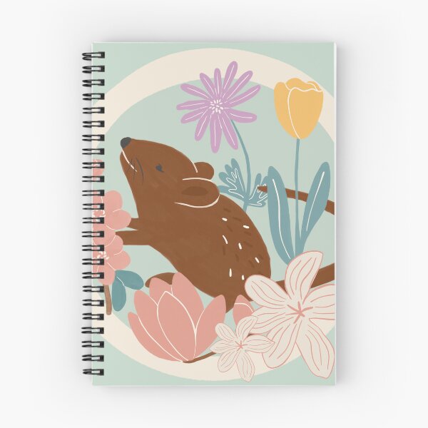 Item preview, Small but Mighty - Inspirational Mouse and Floral Illustration designed and sold by MaddaMom.