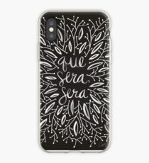 Was auch immer sein wird, wird sein (Black & White Palette) iPhone-Hülle & Cover