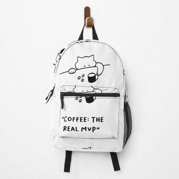 Item preview, Coffee: The Real MVP – Fun Cat Coffee Illustration designed and sold by RM-Journey.