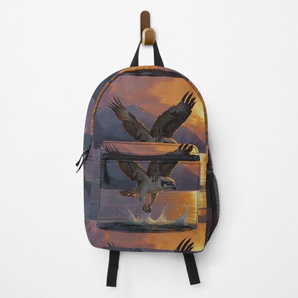 Item preview, Osprey Makes a Catch at Dusk designed and sold by Skye Ryan-Evans.