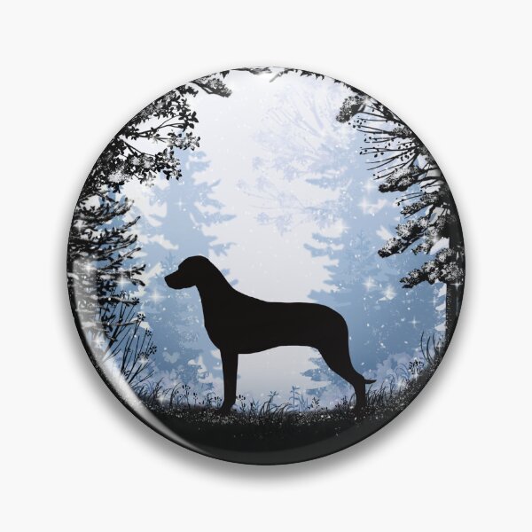 Item preview, “First Snow” Rhodesian Ridgeback designed and sold by Spinyflowerart.