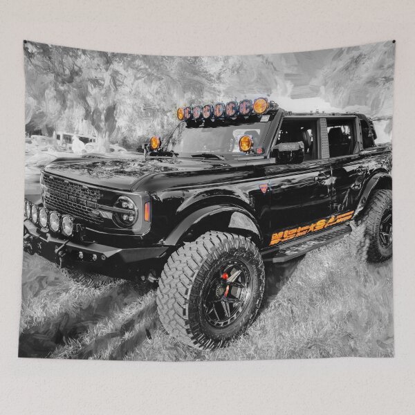 Item preview, 2024 Black Ford Bronco Badlands X100 designed and sold by RichFrancoCars.