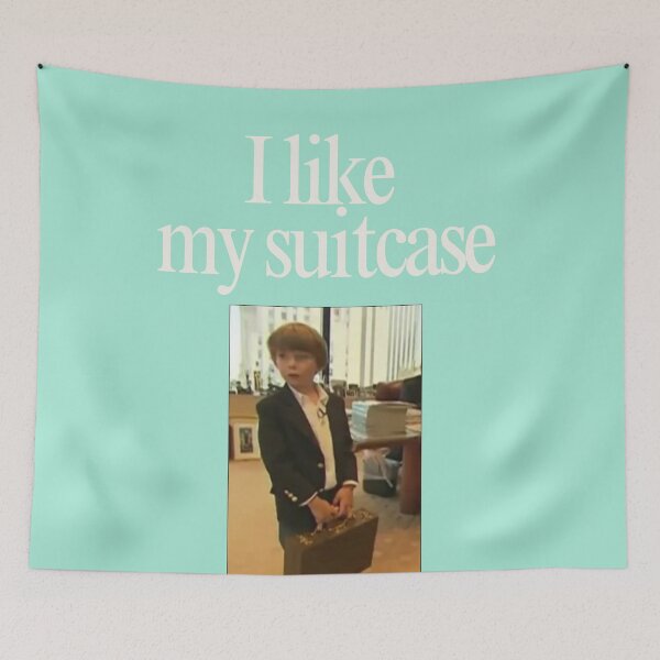 Item preview, I Like My Suitcase Barron Trump Meme designed and sold by Femme Pastel Collective.