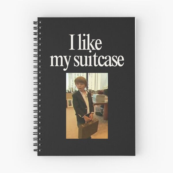 Item preview, I Like My Suitcase Barron Trump Meme designed and sold by Femme Pastel Collective.