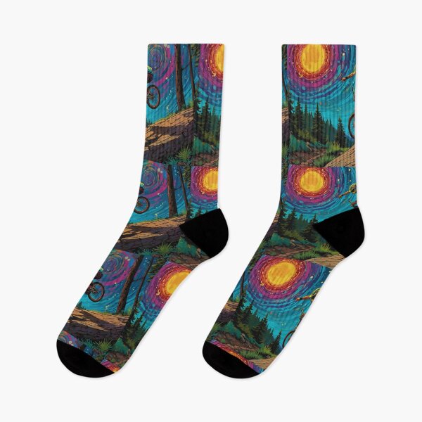 Item preview, BMX Rider on Mountain Slope designed and sold by Skye Ryan-Evans.