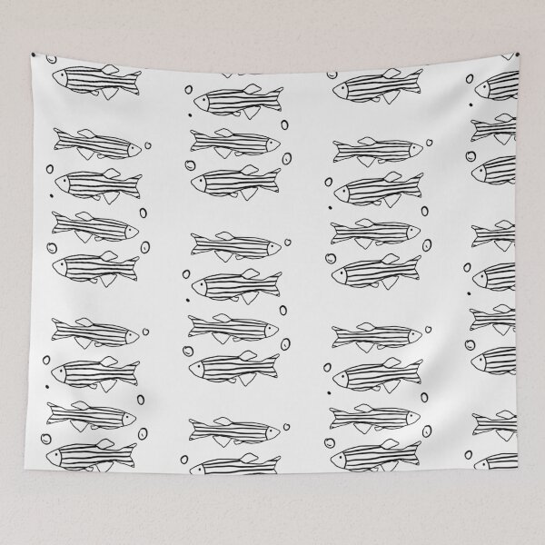 Item preview, Zebrafish - Modern Minimalist Illustration designed and sold by RM-Journey.