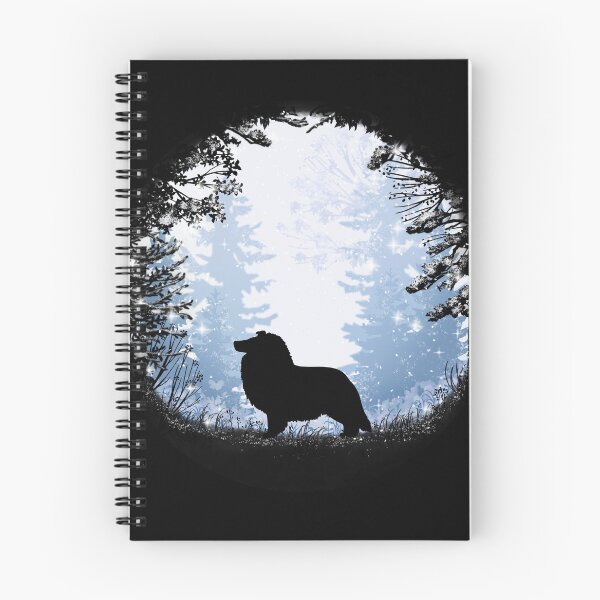 Item preview, “First Snow” Shetland Sheepdog  designed and sold by Spinyflowerart.
