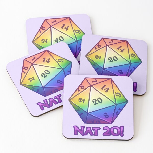 Item preview, Rainbow D20 designed and sold by WaffleCreations.