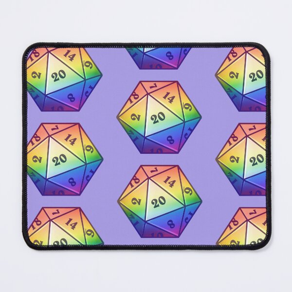 Item preview, Rainbow D20 designed and sold by WaffleCreations.