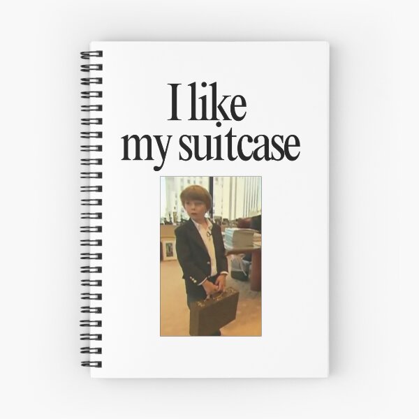 Item preview, I Like My Suitcase Barron Trump Meme designed and sold by Femme Pastel Collective.