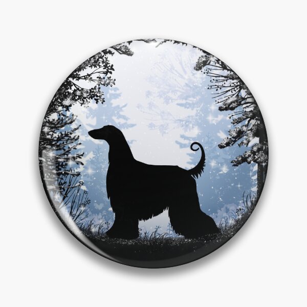 Item preview, “First Snow” Afghan Hound  designed and sold by Spinyflowerart.