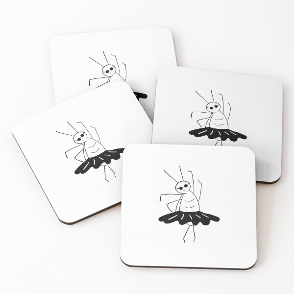 Item preview, Ballet Cockroach - Cute and Graceful Doodle Design designed and sold by RM-Journey.