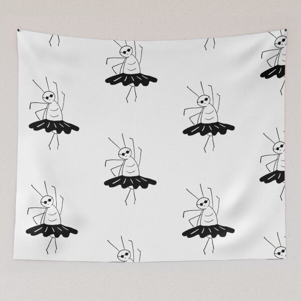 Item preview, Ballet Cockroach - Cute and Graceful Doodle Design designed and sold by RM-Journey.
