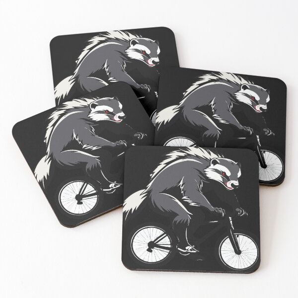 Item preview, Honey Badger on a bicycle designed and sold by Getup-clothing.