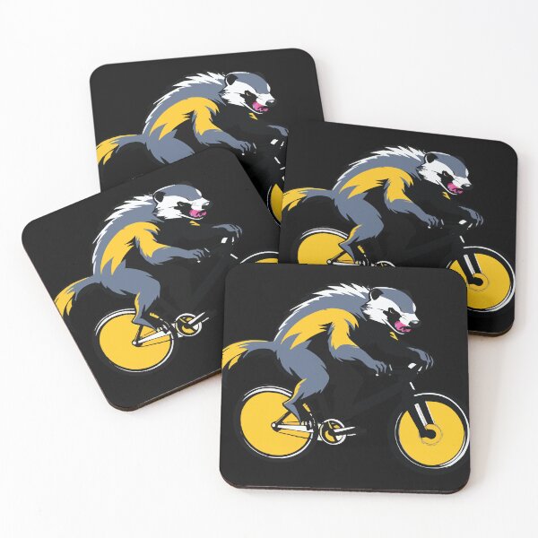 Item preview, Honey Badger on a bicycle designed and sold by Getup-clothing.