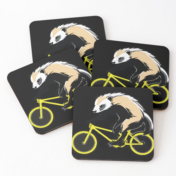 Item preview, Honey Badger on a bicycle designed and sold by Getup-clothing.
