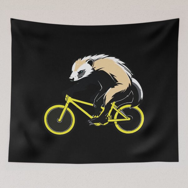 Item preview, Honey Badger on a bicycle designed and sold by Getup-clothing.