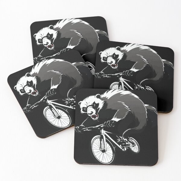 Item preview, Honey Badger on a bicycle designed and sold by Getup-clothing.
