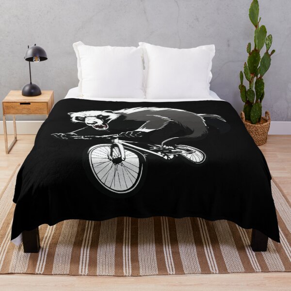 Item preview, Honey Badger on a bicycle designed and sold by Getup-clothing.
