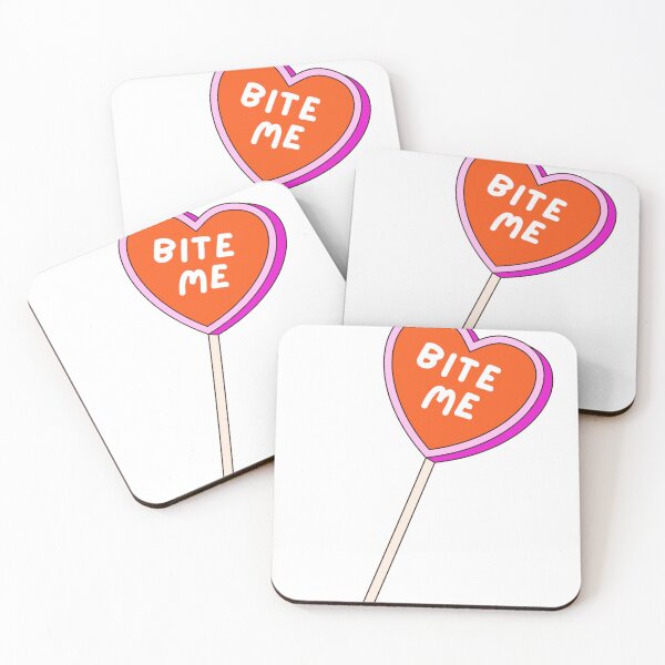Item preview, Bite Me - Love Heart Lollipop designed and sold by Biddakate.