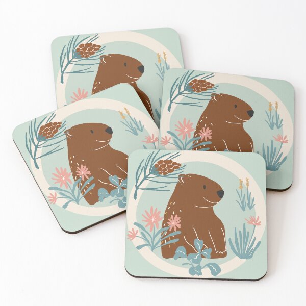 Item preview, Rest is Important - Alpine Marmot Inspirational Nature Illustration designed and sold by MaddaMom.