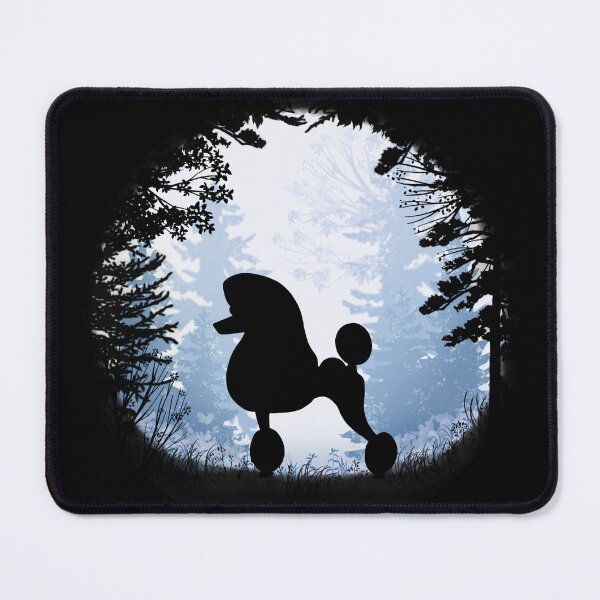 Item preview, “First Snow” Standard Poodle designed and sold by Spinyflowerart.