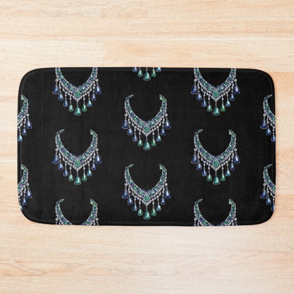 Item preview, Luxurious Emerald and Sapphire Necklace Design designed and sold by Desireehaz.