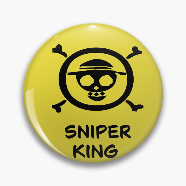 Item preview, Sniper King - One Piece Anime Jolly Roger Design designed and sold by RainbowDoveShop.