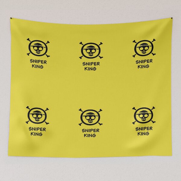 Item preview, Sniper King - One Piece Anime Jolly Roger Design designed and sold by RainbowDoveShop.