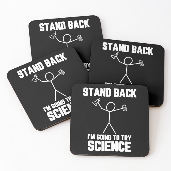 Item preview, Stand Back, I’m Going to Try Science - Funny Chemistry Puns designed and sold by ScienceCorner.
