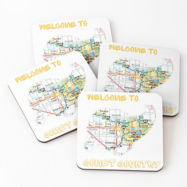 Item preview, Welcome to Comet Country with Map designed and sold by localpatriot76.