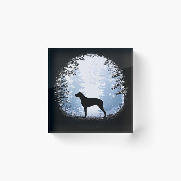 Item preview, “First Snow” Braque du Bourbonnais  designed and sold by Spinyflowerart.