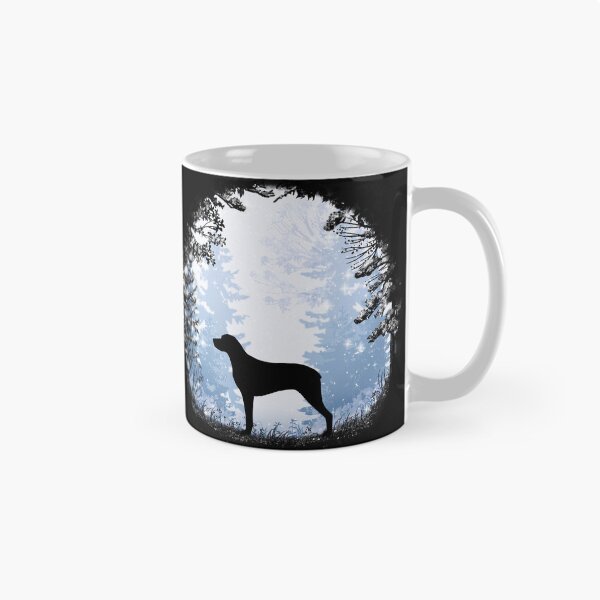 Item preview, “First Snow” Braque du Bourbonnais  designed and sold by Spinyflowerart.