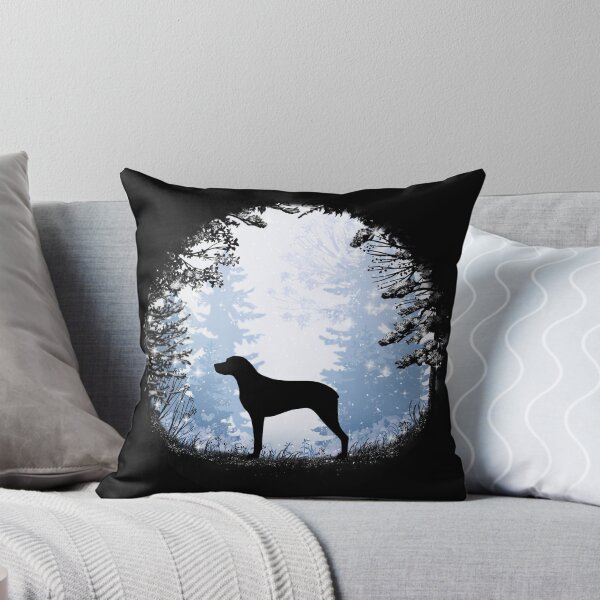 Item preview, “First Snow” Braque du Bourbonnais  designed and sold by Spinyflowerart.