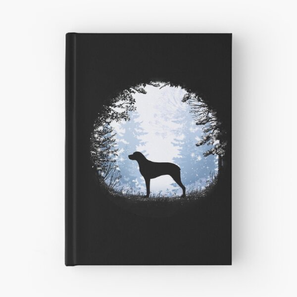 Item preview, “First Snow” Braque du Bourbonnais  designed and sold by Spinyflowerart.