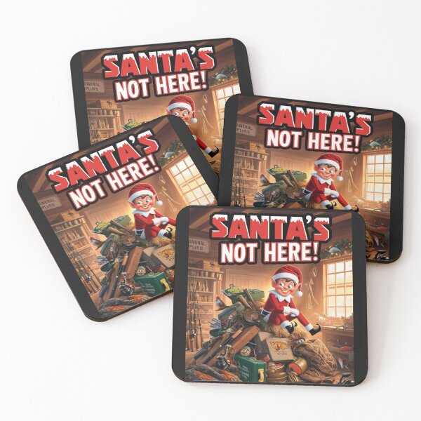 Item preview, Elf on the Shelf: Santa's Not Here! designed and sold by Shabby Script Archive | Digital Designer .