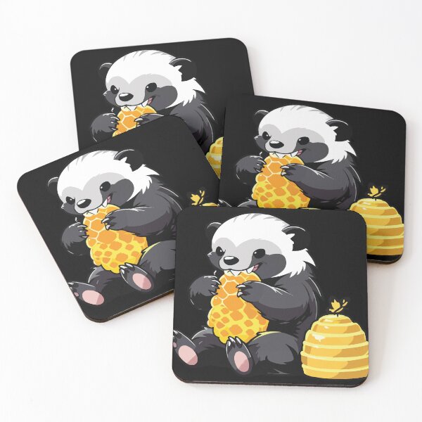 Item preview, Honey Badger eating honey designed and sold by Getup-clothing.