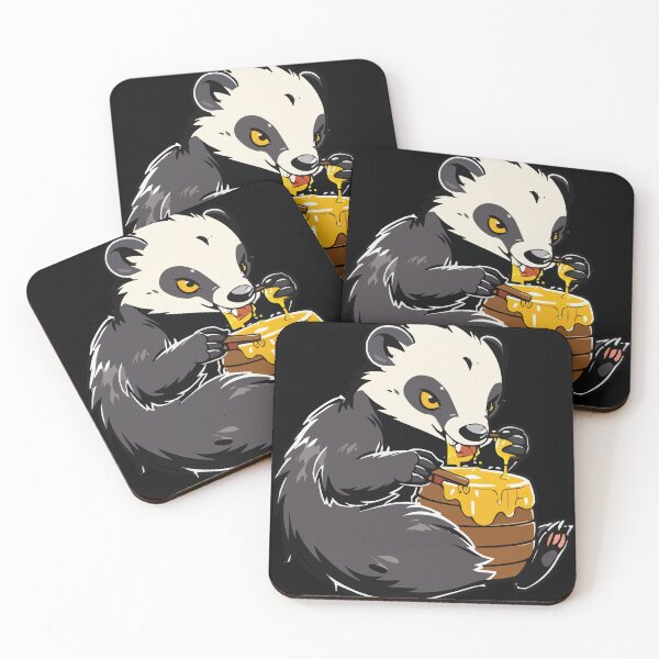 Item preview, Honey Badger eating honey designed and sold by Getup-clothing.
