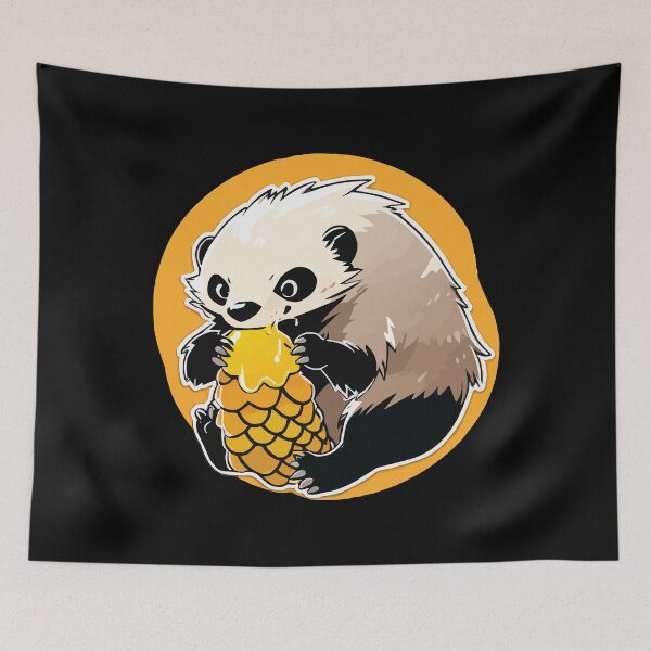Item preview, Honey Badger eating honey designed and sold by Getup-clothing.