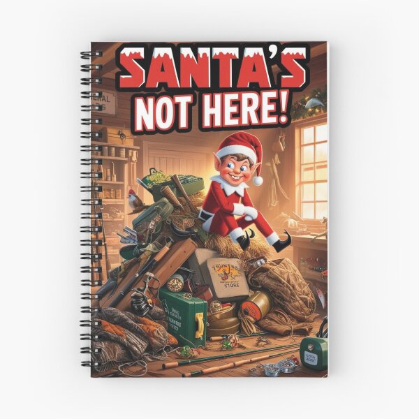 Item preview, Elf on the Shelf: Santa's Not Here! designed and sold by Shabby Script Archive | Digital Designer .