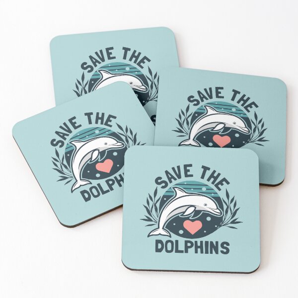 Item preview, SAVE THE DOLPHINS - Enviroment Ocean Marine Conservation  designed and sold by Darling DeDe.