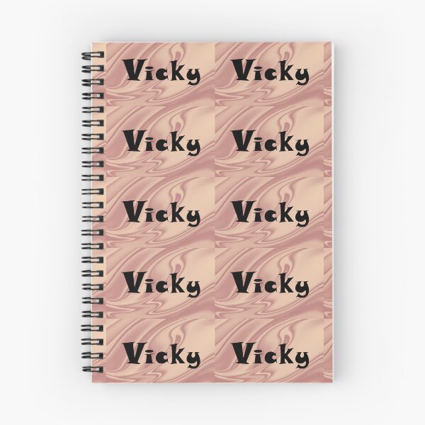 Item preview, Vicky Name Design - Cute Font, Minimalist, with Black Lettering :) designed and sold by Myriel-Myriel.