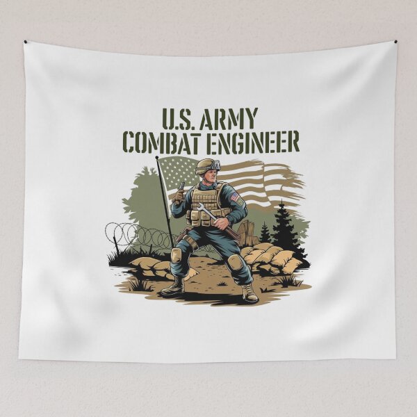 Item preview, US Army Combat Engineer designed and sold by Mateusz Majcherek.