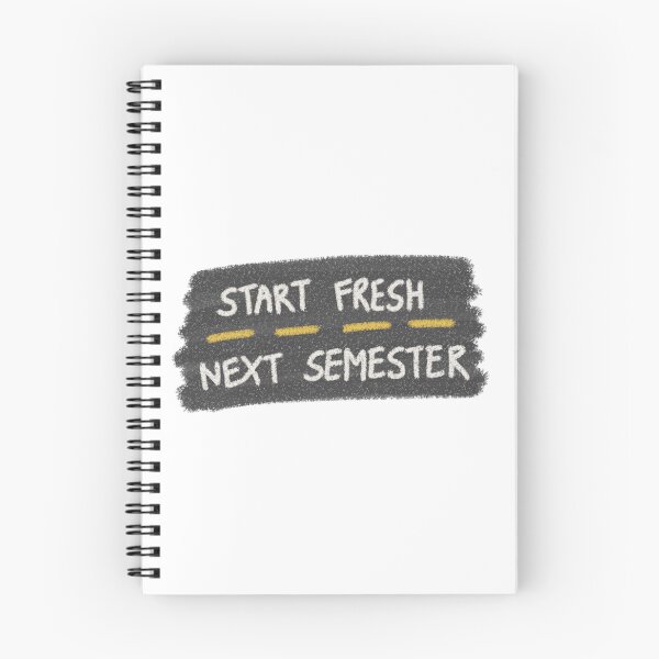 Item preview, Start Fresh Next Semester designed and sold by greentabletop.
