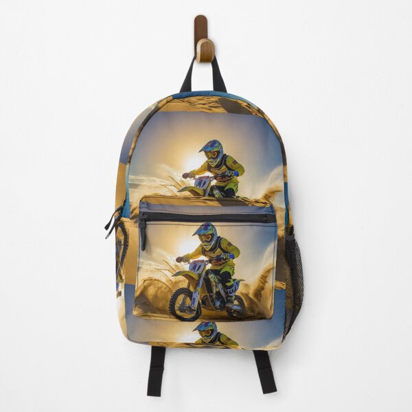Item preview, Motocross Rider Carving the Dunes designed and sold by Skye Ryan-Evans.