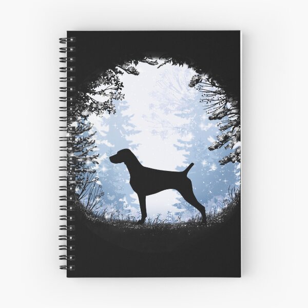 Item preview, “First Snow” German Shorthaired Pointer Deutsch Kurzhaar designed and sold by Spinyflowerart.