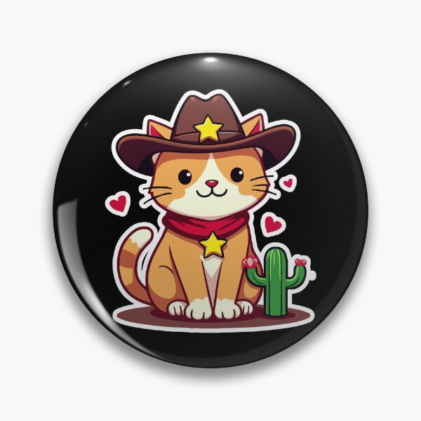Item preview, Western Cat Sheriff Aesthetic designed and sold by SleekVisuals.